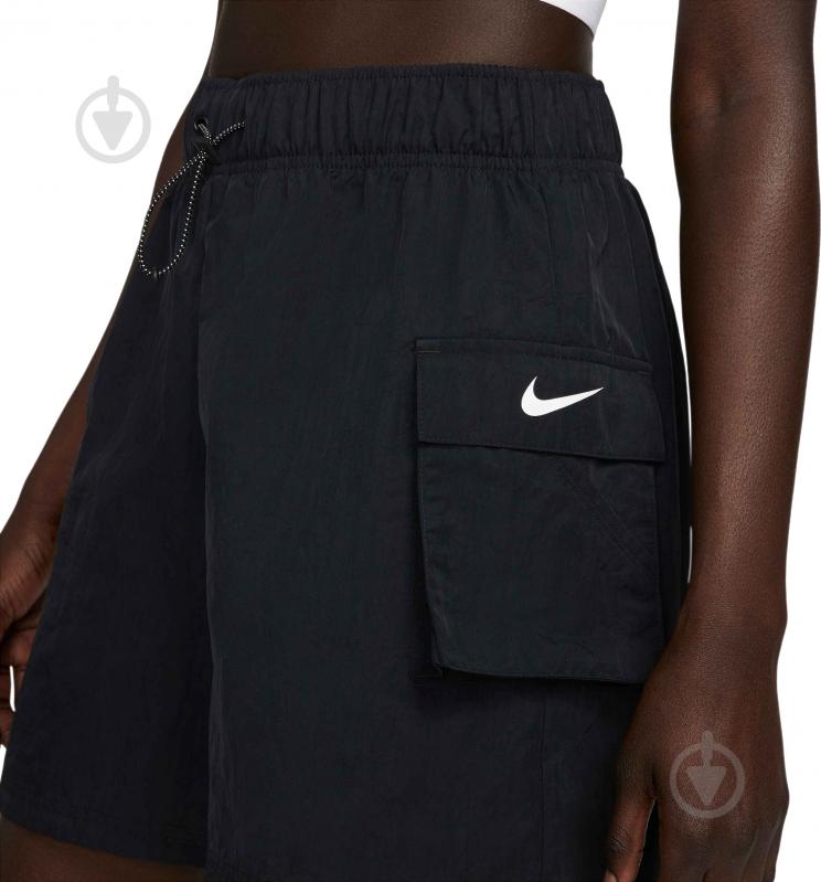 Шорти Nike W NSW ESSNTL WVN HR SHORT DM6247-010 р. M чорний - фото 4