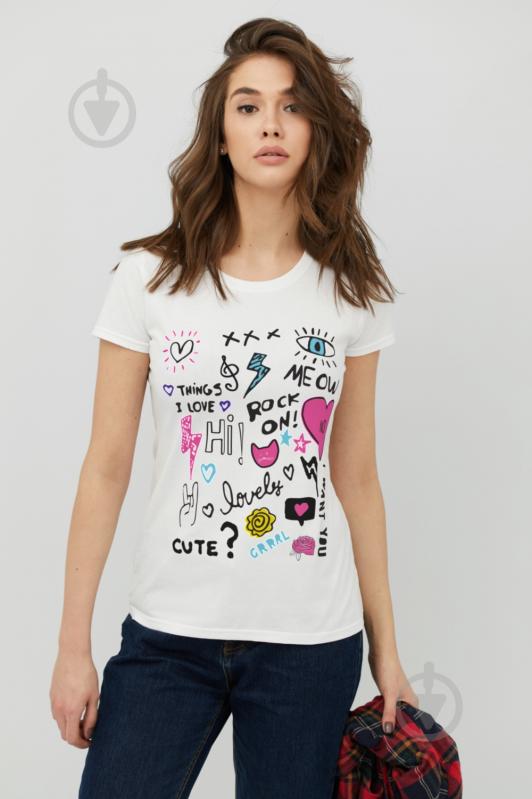 Футболка YAPPI Basic WW1008 р.S белый - фото 1 Футболка YAPPI Basic WW1008 р.S белый - фото 1