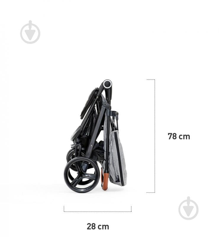 Коляска прогулочная Kinderkraft Grande KKWGRANBLK0000 - фото 6