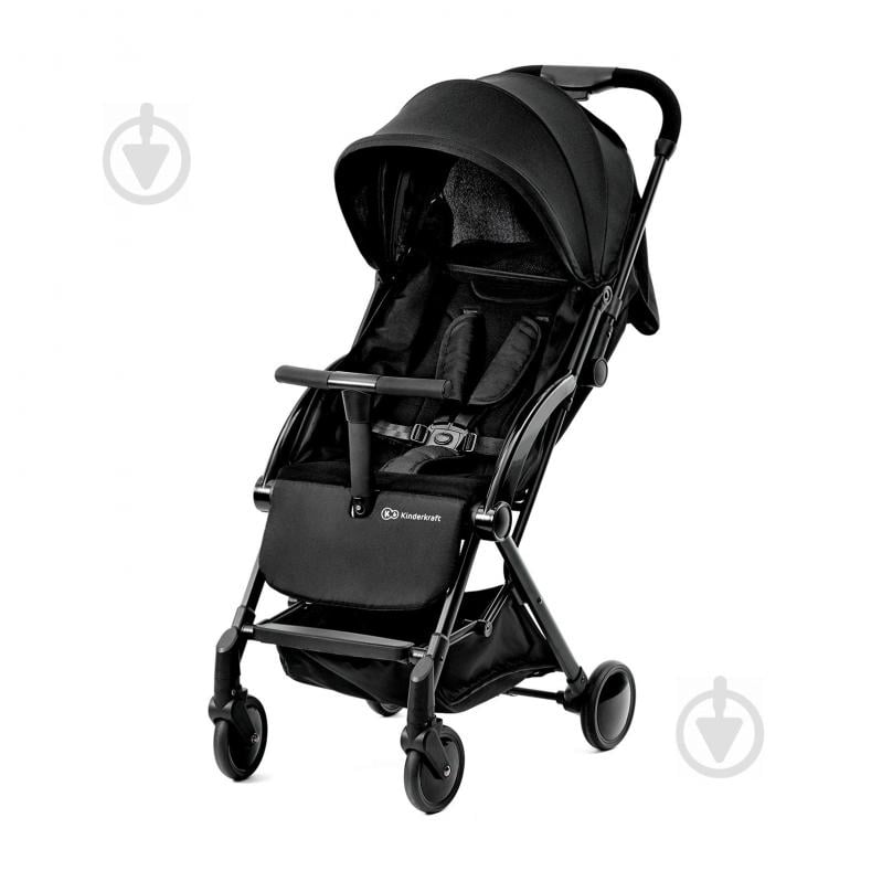 Коляска прогулочная Kinderkraft Pilot черная KKWPILOBLK0000 - фото 1