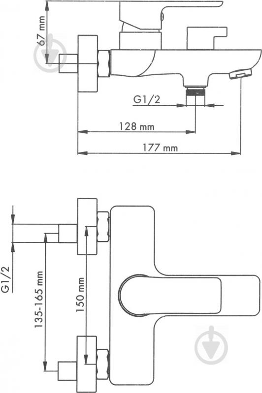 Змішувач для ванни ScandiSPA Sif FF35219-2 - фото 3