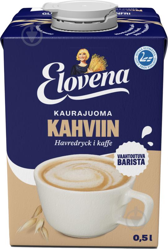 Молоко рослинне органічне Elovena до кави Barista 3% 500 мл - фото 1