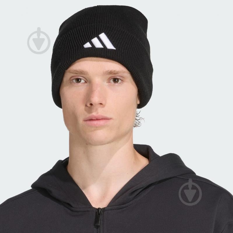 Шапка Adidas NEW LOG BEA CUF JM0428 р.OSFW черный - фото 1 Шапка Adidas NEW LOG BEA CUF JM0428 р.OSFW черный - фото 1