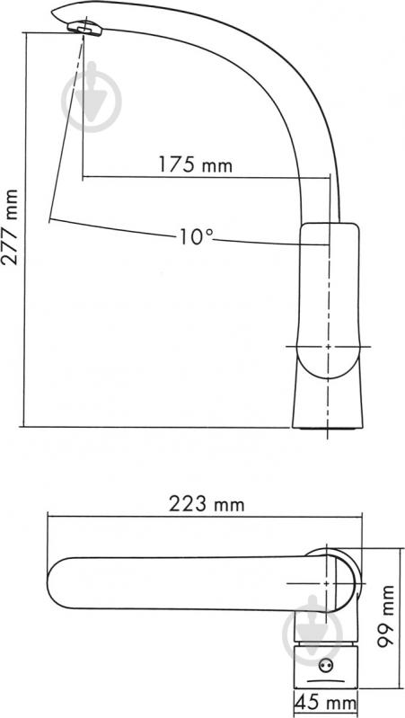 Смеситель для кухни ScandiSPA Sif FF35219-5 - фото 3 Смеситель для кухни ScandiSPA Sif FF35219-5 - фото 3