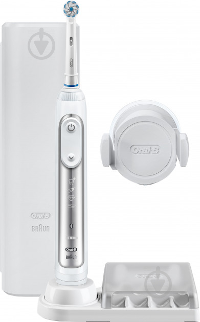 Электрическая зубная щетка Braun ORAL-B Genius 8000 Silver - фото 2