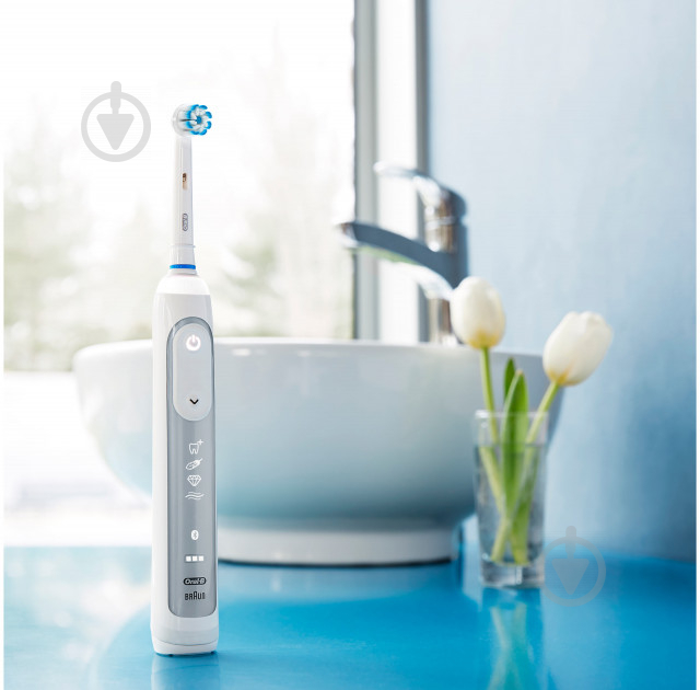 Электрическая зубная щетка Braun ORAL-B Genius 8000 Silver - фото 9