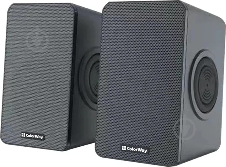 Акустическая система ColorWay BaseSound CW-SPU03BK 2.0 black - фото 1