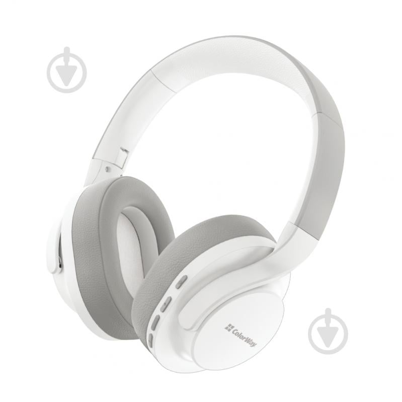 Наушники ColorWay white/grey (CW-HBT02WT) - фото 2