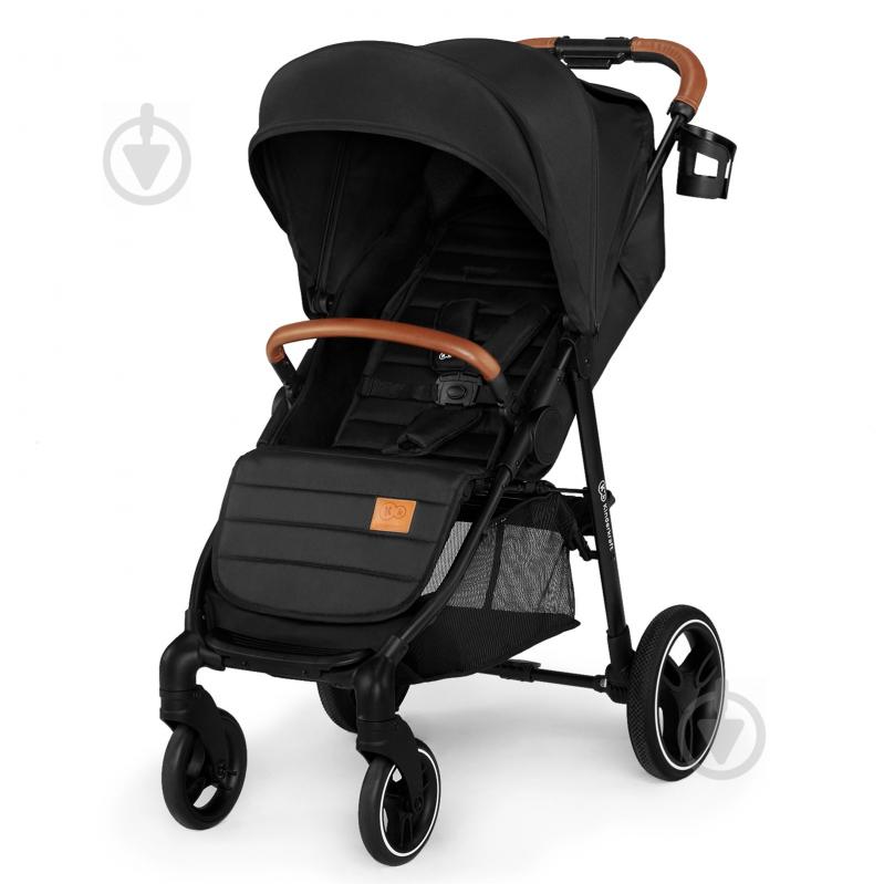 Коляска прогулочная Kinderkraft Grande 2020 черная KKWGRANBLK000N - фото 1