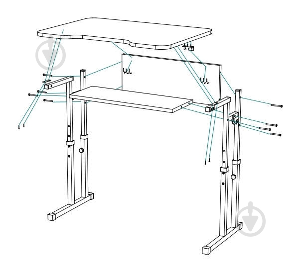 Комплект парта и стул-трансформеры SECTOR DMY-7003 - фото 14
