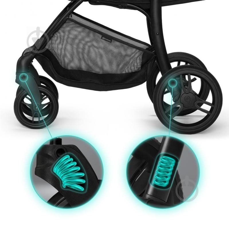 Коляска прогулянкова Kinderkraft Cruiser чорна KKWCRUIBLK0000 - фото 3