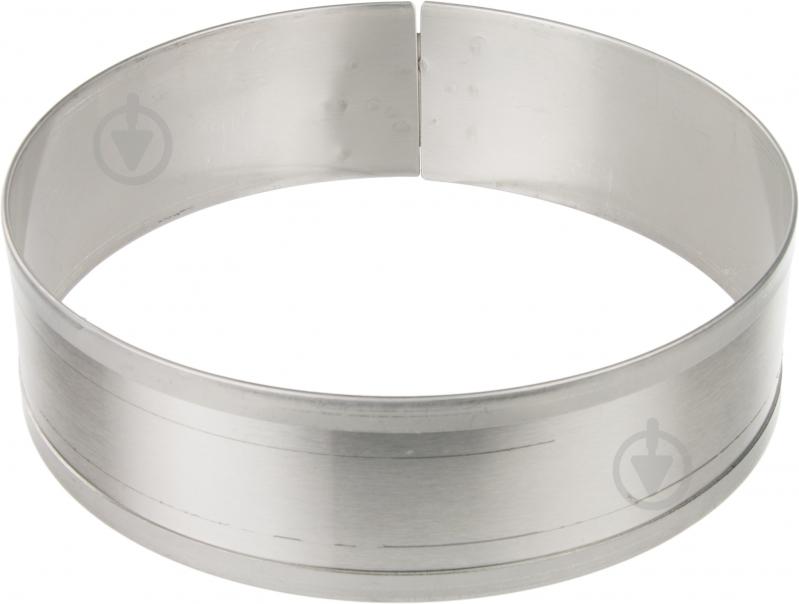 Кольцо для формирования блюда Oбечайка d200 мм нержавеющая сталь - фото 1 Кольцо для формирования блюда Oбечайка d200 мм нержавеющая сталь - фото 1