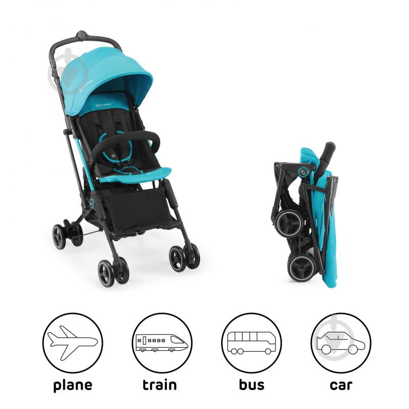 Коляска прогулянкова Kinderkraft Mini Dot бірюзова KKWMINITRQ0000 - фото 7