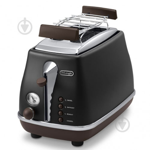 Тостер Delonghi CTIN 2103 BK - фото 1