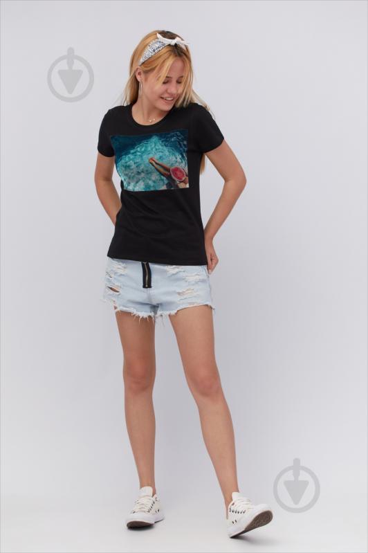 Футболка YAPPI Basic WB1046 р.L чорний - фото 2