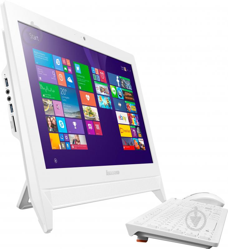 Моноблок Lenovo IdeaCentre C20-00 19,5" (F0BB00Q3UA) white - фото 2