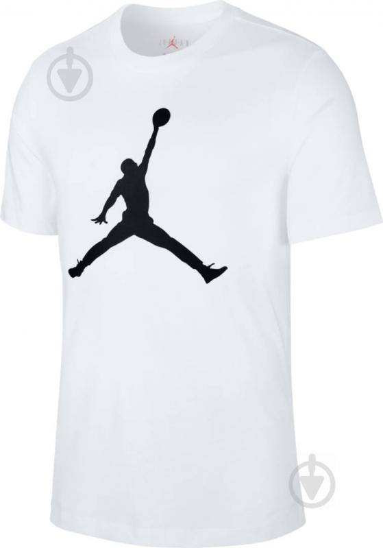 Футболка Jordan M J JUMPMAN SS CREW CJ0921-100 р.S белый - фото 1