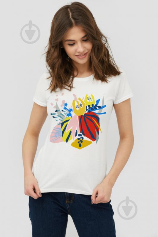 Футболка YAPPI Basic WW1049 р.XL белый - фото 1