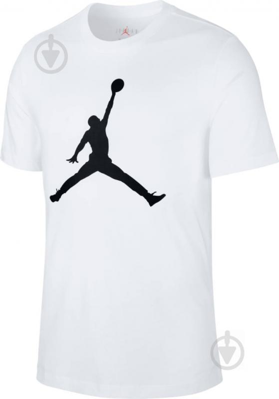 Футболка Jordan M J JUMPMAN SS CREW CJ0921-100 р.L белый - фото 1