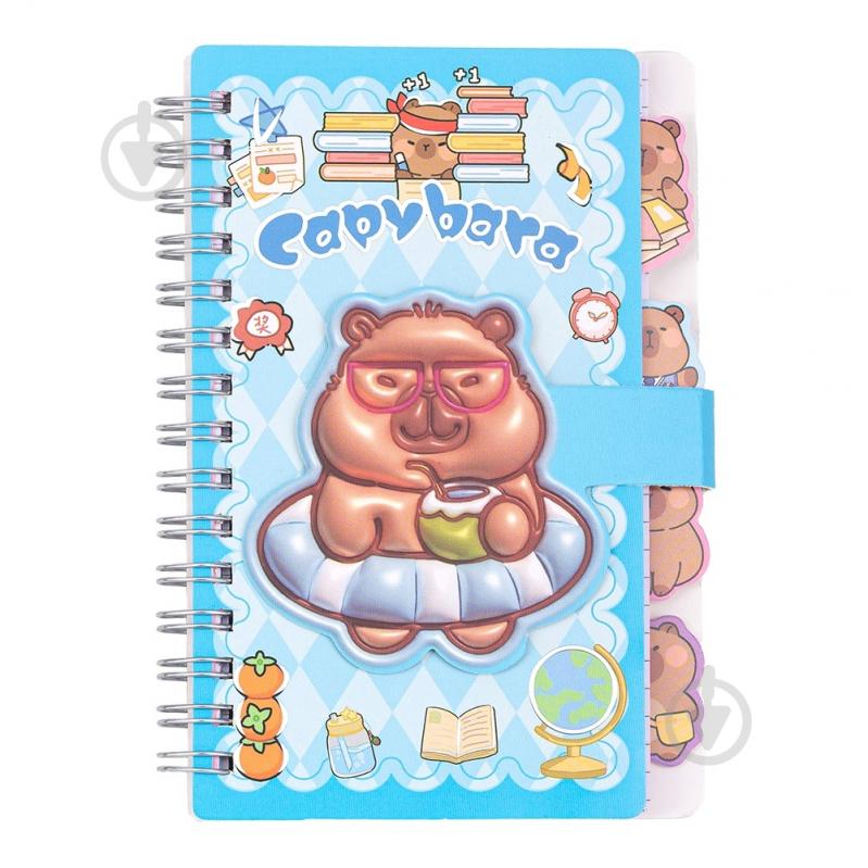 Блокнот Forme Capybara А6 на магните KIDS Line - фото 1 Блокнот Forme Capybara А6 на магните KIDS Line - фото 1