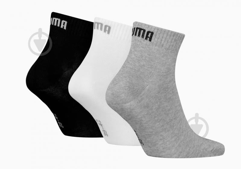 Шкарпетки Puma UNISEX QUARTER PLAIN 3P 93858917 р.35-38 синій - фото 2 Шкарпетки Puma UNISEX QUARTER PLAIN 3P 93858917 р.35-38 синій - фото 2
