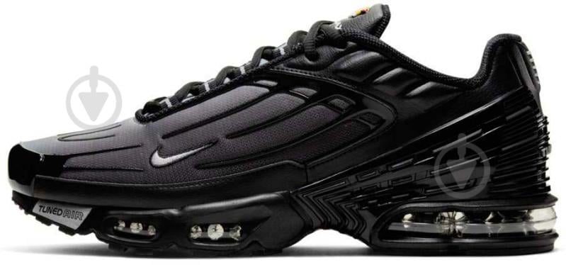 Кросівки чоловічі демісезонні Nike AIR MAX PLUS III CJ9684-002 р.45 чорні - фото 1