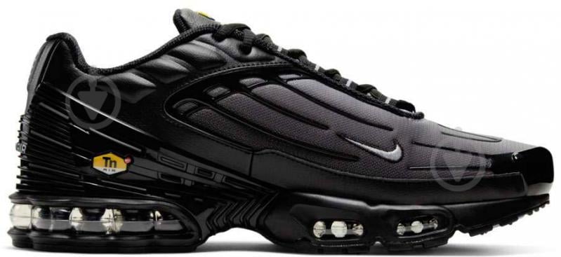 Кросівки чоловічі демісезонні Nike AIR MAX PLUS III CJ9684-002 р.45 чорні - фото 4