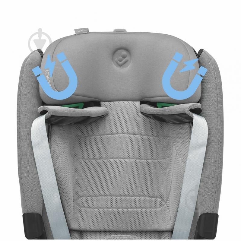 Автокрісло Maxi-Cosi Titan Pro 2 i-Size Authentic Grey сірий 8618510112 - фото 5