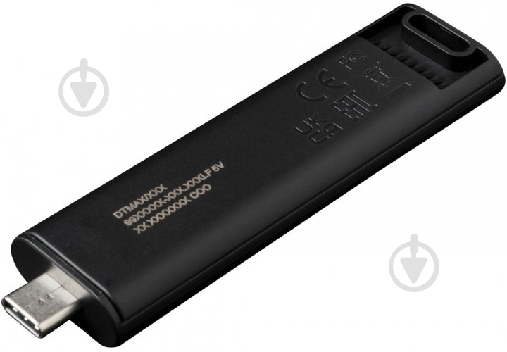 Флешпам'ять Kingston 1 ТБ USB 3.2 USB Type-C black (DTMAX/1TB) - фото 5