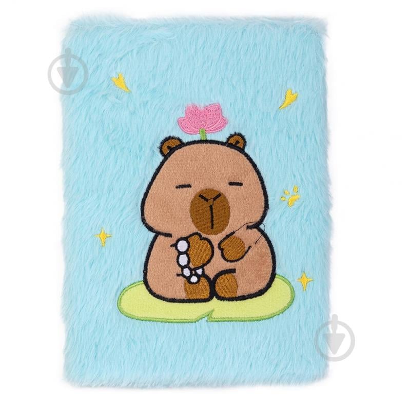 Блокнот плюшевый Forme CAPYBARA 24 А5 80 лист. KIDS Line - фото 1