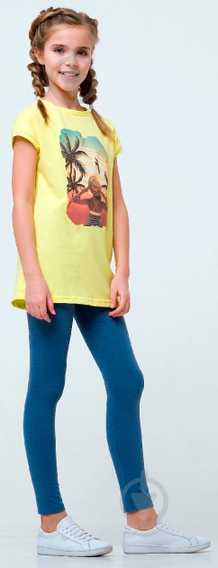 Лосини Smil 115405 р.164 синій меланж - фото 4 Лосини Smil 115405 р.164 синій меланж - фото 4