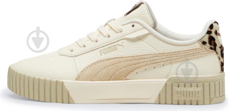 Кроссовки женские демисезонные Puma CARINA 2.0 I AM THE DRAMA 39634601 р.37,5 бежевые - фото 1