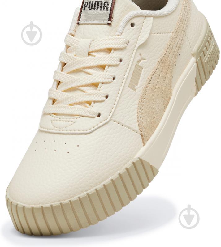 Кроссовки женские демисезонные Puma CARINA 2.0 I AM THE DRAMA 39634601 р.37,5 бежевые - фото 4