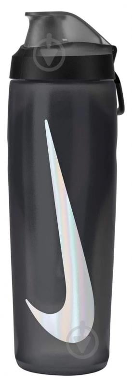 Бутылка спортивная Nike REFUEL BOTTLE чорная - фото 1 Бутылка спортивная Nike REFUEL BOTTLE чорная - фото 1