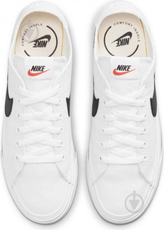 Кеди Nike Court Legacy Canvas CW6539-101 р.46 білий - фото 3