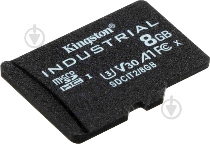 Карта пам'яті Kingston microSDHC 8 ГБ Class 10 (SDCIT2/8GBSP) Industrial - фото 2