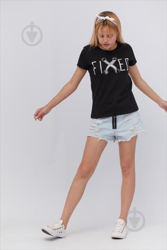 Футболка YAPPI Basic WB1009 р.M черный - фото 2 Футболка YAPPI Basic WB1009 р.M черный - фото 2