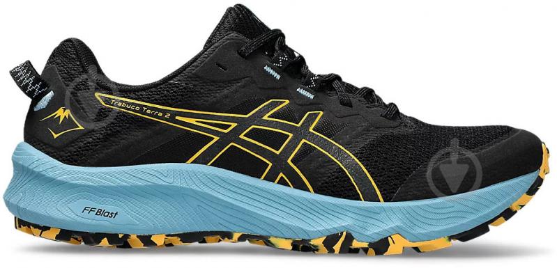 Кросівки чоловічі Asics TRABUCO TERRA 2 1011B607-001 р.45 чорні - фото 2