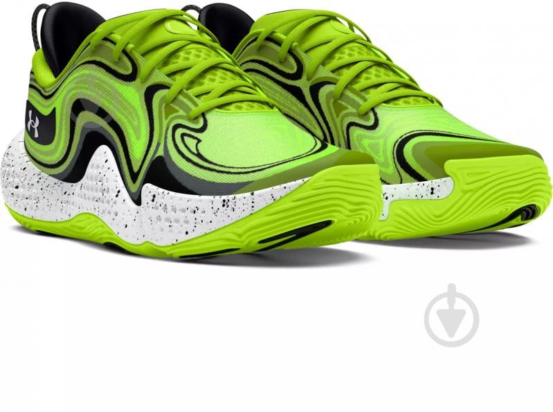 Кроссовки мужские демисезонные Under Armour UA SPAWN 6 3027263-300 р.42 салатовые - фото 3