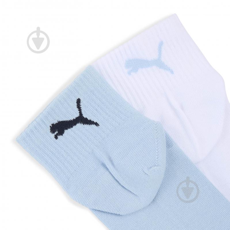 Шкарпетки Puma UNISEX RIB LOGO QUARTER 3P 94721801 р.39-42 синій - фото 2 Шкарпетки Puma UNISEX RIB LOGO QUARTER 3P 94721801 р.39-42 синій - фото 2