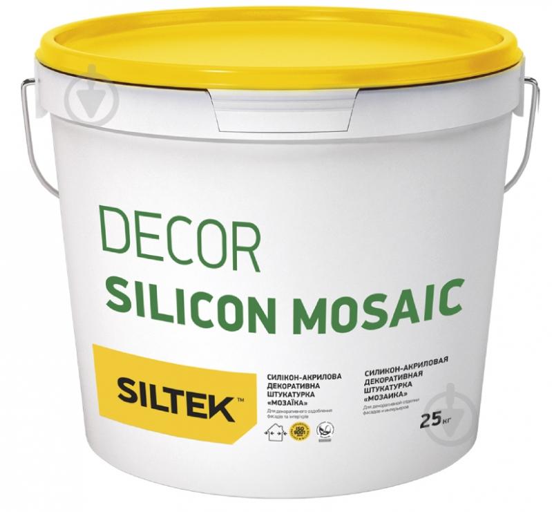 Мозаичная штукатурка Siltek Decor Silicon Mosaic 202 25 кг - фото 3