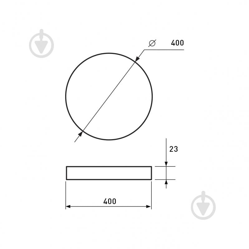 Світильник світлодіодний Eurolamp Easy Click 38 Вт білий 4000 К LED-NLR-38W(T) - фото 3