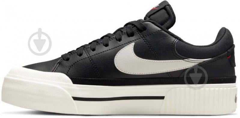 Кроссовки женские демисезонные Nike COURT LEGACY LIFT DM7590-001 р.37,5 черные - фото 2