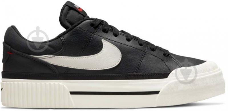 Кроссовки женские демисезонные Nike COURT LEGACY LIFT DM7590-001 р.37,5 черные - фото 3