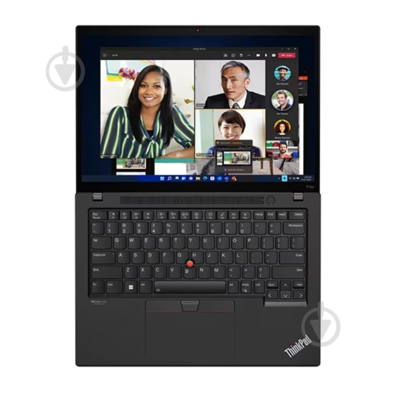 Ноутбук Lenovo ThinkPad P14s Gen 4 14" (21HF000JRA) villi black - фото 4