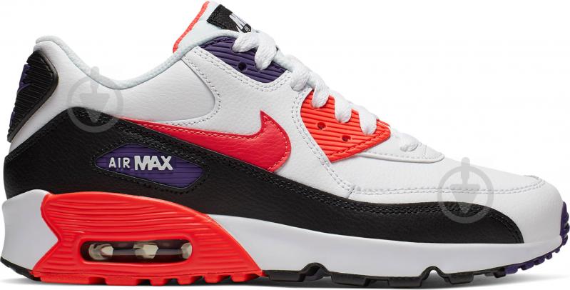 Кроссовки Nike AIR MAX 90 LTR (GS) 833412-117 р.36 бело-красные - фото 1