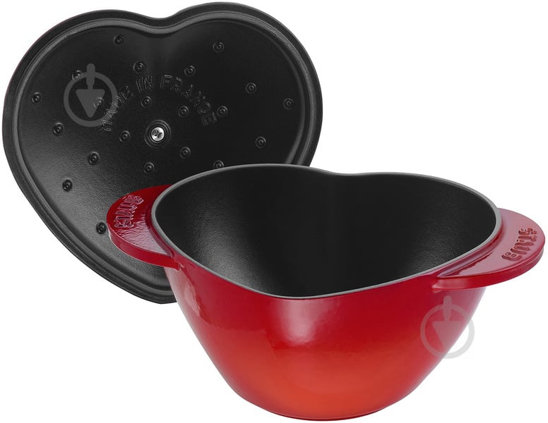 Кокотница с крышкой Сердце 20 см 40509-798 Staub - фото 2