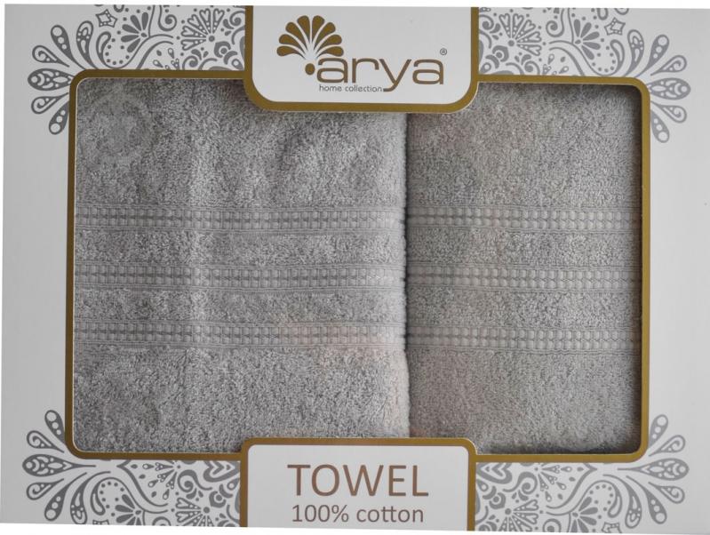 Набор полотенец Alice серый Arya - фото 5