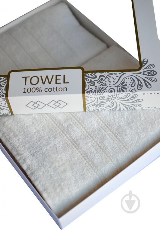 Набор полотенец Alice кремовый Arya - фото 3 Набор полотенец Alice кремовый Arya - фото 3