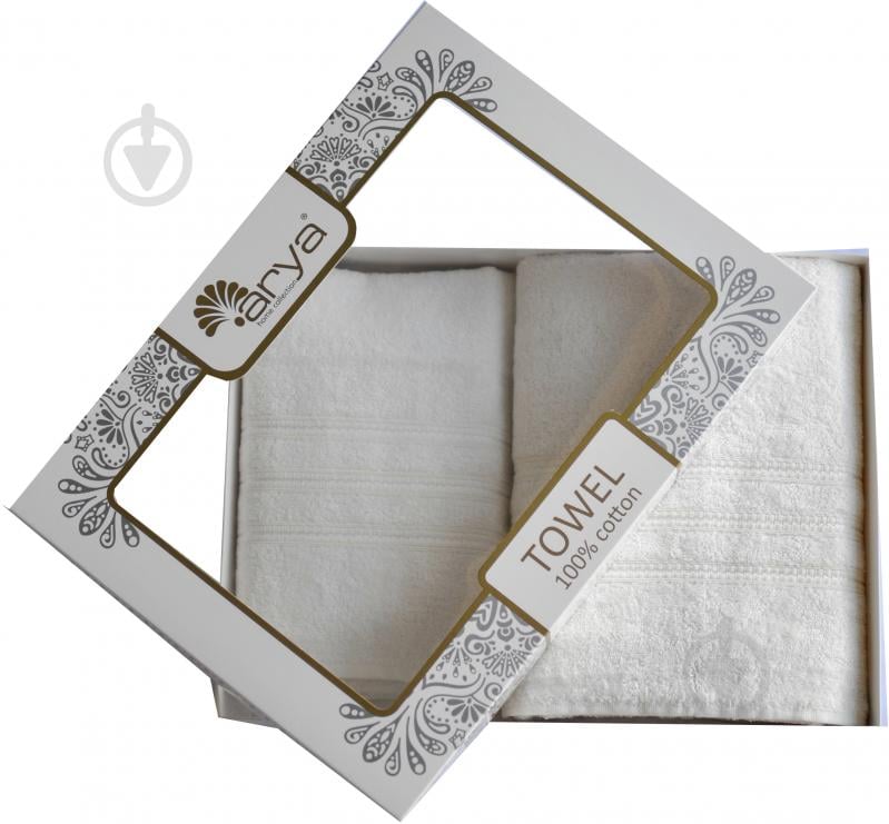 Набор полотенец Alice кремовый Arya - фото 5 Набор полотенец Alice кремовый Arya - фото 5